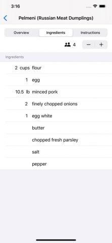Russian Food Recipes для iOS — скриншот 3