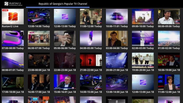 Rustavi2 for Android/Google TV для Android — скриншот 1