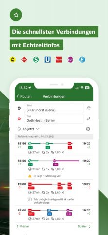 S-Bahn Berlin для iOS — скриншот 3
