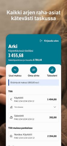 Säästöpankki Mobiili для Android — скриншот 2