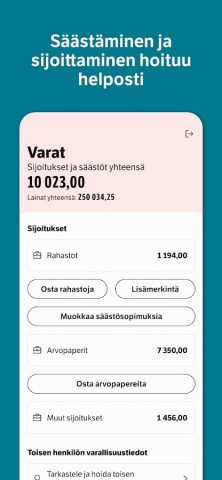 Säästöpankki Mobiili для Android — скриншот 3