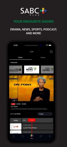 SABC+ для iOS — скриншот 3