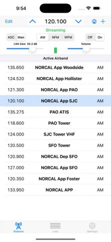 SDR Receiver для iOS — скриншот 2