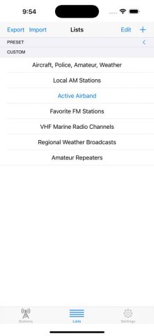 SDR Receiver для iOS — скриншот 4