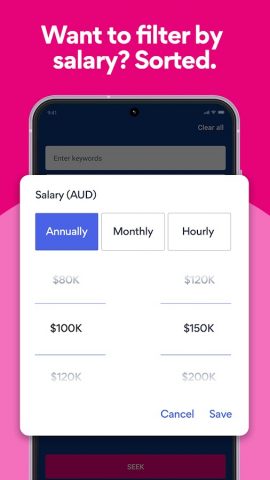 SEEK Jobs & Employment для Android — скриншот 2