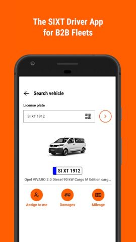 SIXT VAN & TRUCK для Android — скриншот 2