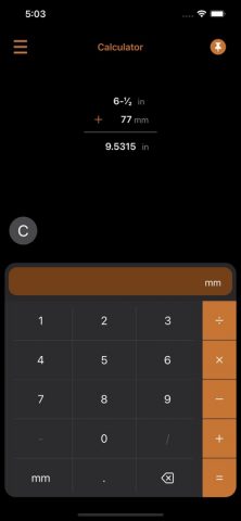 SM Calculator для iOS — скриншот 2