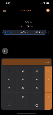 SM Calculator для iOS — скриншот 3