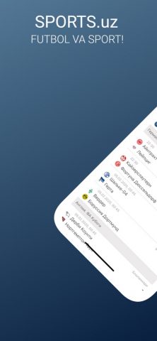 SPORTS UZ для iOS — скриншот 1