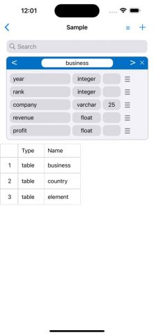SQLite-Pro для iOS — скриншот 3