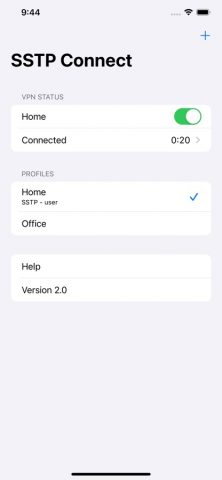 SSTP Connect для iOS — скриншот 1
