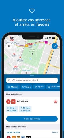 STIB-MIVB для iOS — скриншот 3