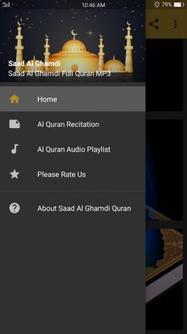 Saad Al Ghamidi Quran MP3 для Android — скриншот 1