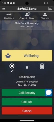 SafeZone для Android — скриншот 3