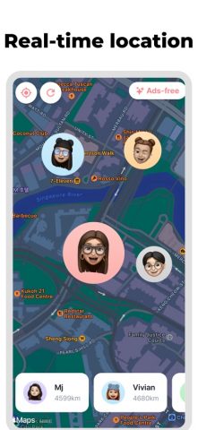 Safer: Live Location Sharing для iOS — скриншот 2