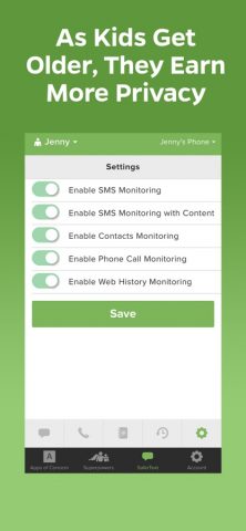 SaferKid Text Monitoring App для iOS — скриншот 5