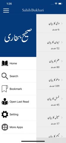 Sahih Bukhari Shareef Urdu для iOS — скриншот 2
