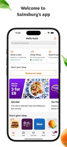 Sainsbury’s Groceries для iOS — скриншот 1