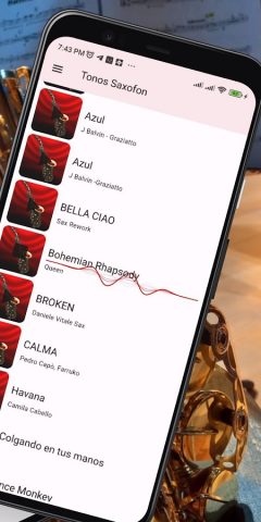 Саксофон Мелодии для Android — скриншот 2