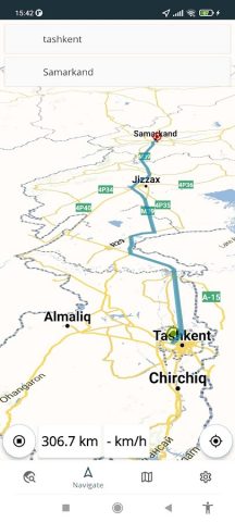 Samarkand Uzbekistan Map для Android — скриншот 3