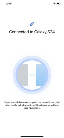 Samsung Smart Switch Mobile для iOS — скриншот 5