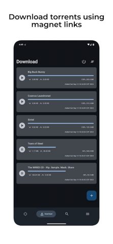 Sand — Torrent Downloader для Android — скриншот 1