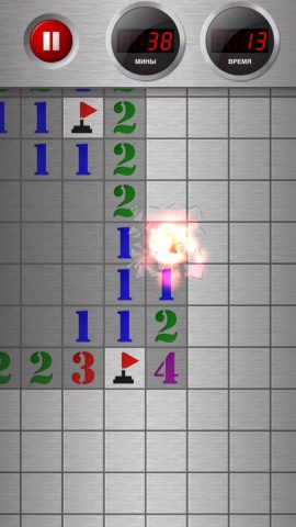 Сапер. Бесконечная битва Free для iOS — скриншот 1