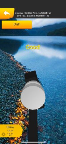 SatFinder Поиск Спутник Сигнал для iOS — скриншот 2