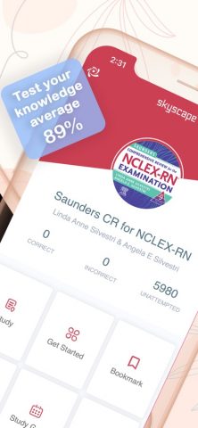 Saunders Comp Review NCLEX RN для iOS — скриншот 2