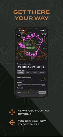 Scenic Motorcycle Navigation для iOS — скриншот 3