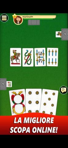 Scopa Online — Gioco di carte для iOS — скриншот 1