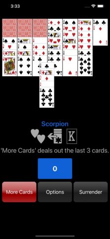 Scorpion Solitaire для iOS — скриншот 3
