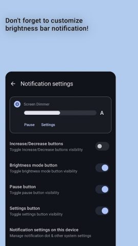 Screen Dimmer – OLED Saver для Android — скриншот 4