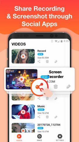 Screen Recorder — Record Video для Android — скриншот 4