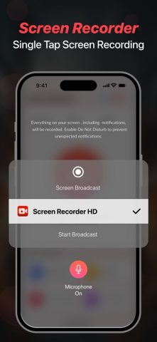 Screen Recorder — Stream Games для iOS — скриншот 3