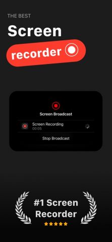 Screen Recorder — Voice Video для iOS — скриншот 1