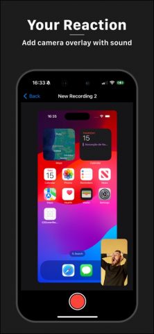 Screen Recorder — Voice Video для iOS — скриншот 4