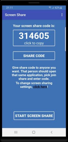 Screen Share для Android — скриншот 2