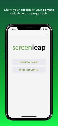 Screen and Camera Sharing для iOS — скриншот 1