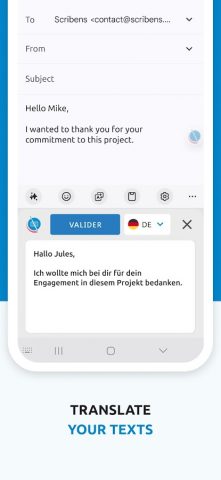 Scribens — Проверка грамматики для Android — скриншот 3
