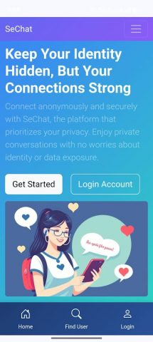 SeChat — Private & Secure Chat — скриншот 1