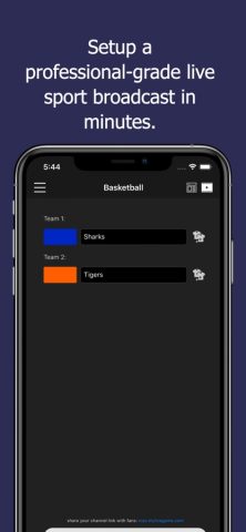 SeasonCast: Live Stream Sports для iOS — скриншот 3