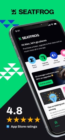 Seatfrog: Cheap Train Tickets для iOS — скриншот 1