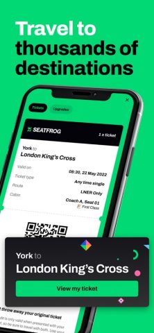 Seatfrog: Cheap Train Tickets для iOS — скриншот 3