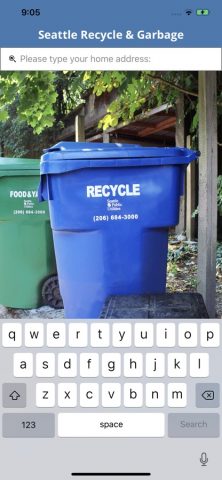 Seattle Recycle & Garbage для iOS — скриншот 1