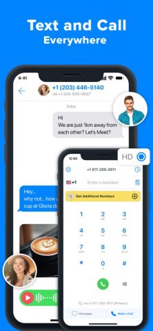 Second Phone Number’ для iOS — скриншот 3