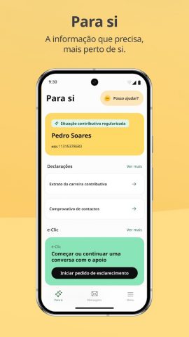 Segurança Social для Android — скриншот 3