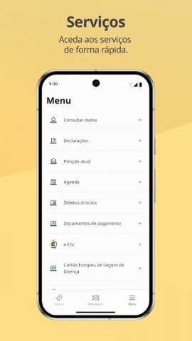 Segurança Social для Android — скриншот 5