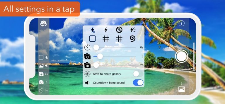 Self Timer — Multi shot photo для iOS — скриншот 1