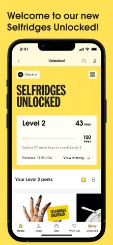 Selfridges для iOS — скриншот 1
